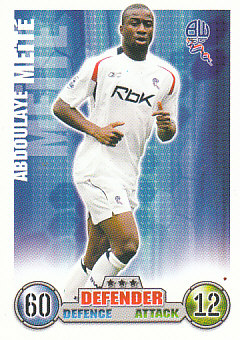 Abdoulaye Meite Bolton Wanderers 2007/08 Topps Match Attax #66